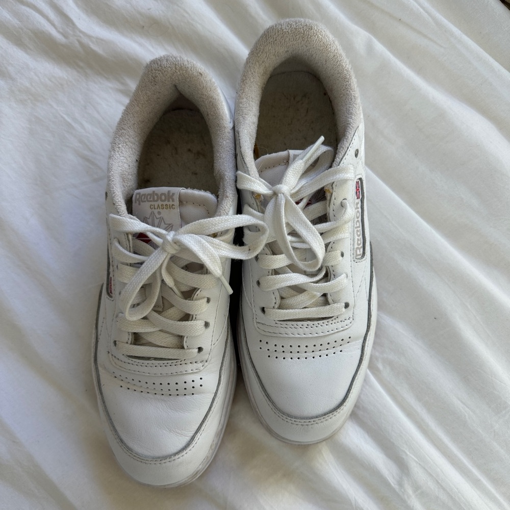 White leather Reebok classics - Picture 3 of 7
